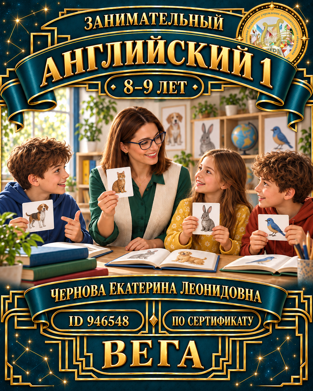 Афиша: Занимательный английский 1