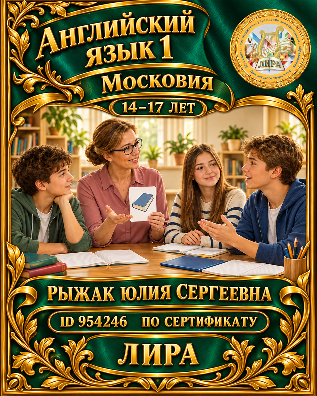 Афиша: Английский язык 1 Московия