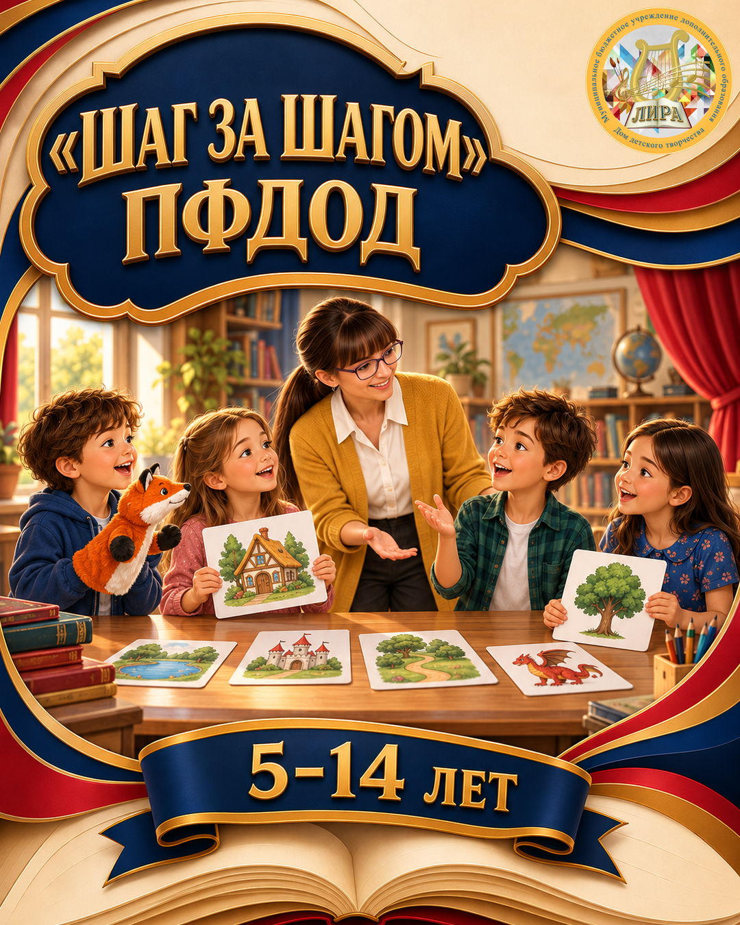 Афиша программы «ШАГ ЗА ШАГОМ» ПФДОД